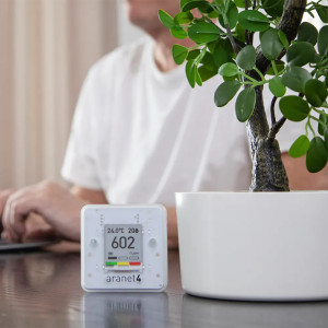 Aranet4 Home Wireless CO₂ Monitor with Temperature & Humidity Sensor