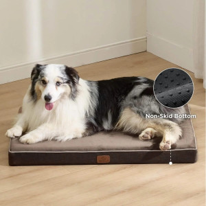 Bedsure Orthopedic Memory Foam Dog Bed with Washable Cover