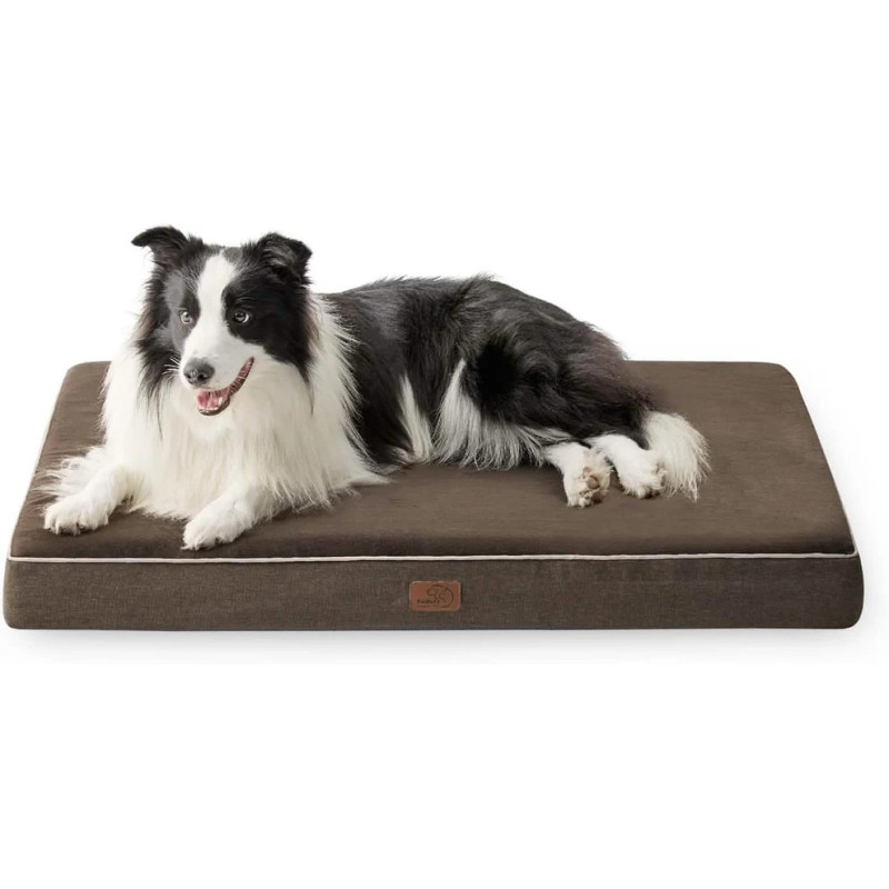 Bedsure Orthopedic Memory Foam Dog Bed with Washable Cover