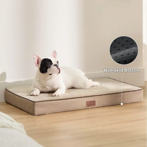 Bedsure Orthopedic Memory Foam Dog Bed with Washable Cover