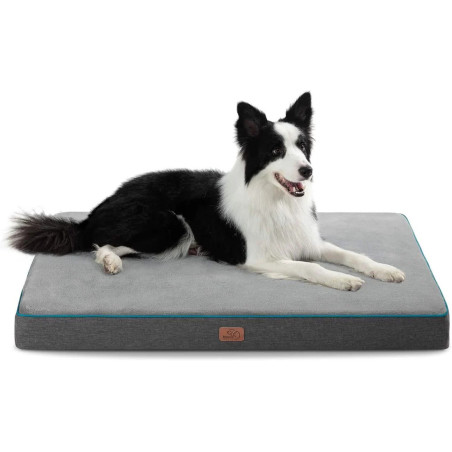 Bedsure Orthopedic Memory Foam Dog Bed with Washable Cover