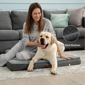 Bedsure Orthopedic Memory Foam Dog Bed with Washable Cover