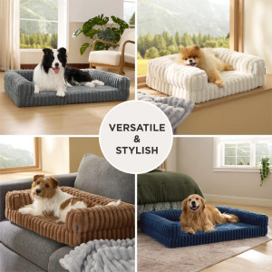 Bedsure Orthopedic Dog Bed with Memory Foam & Washable Cover