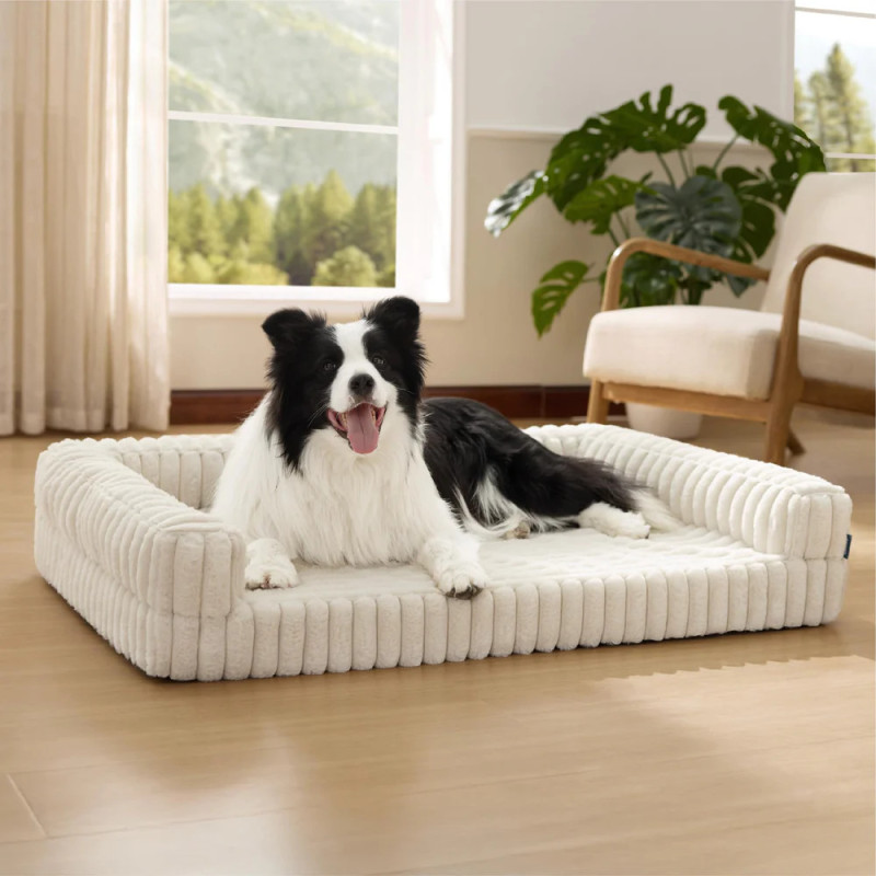Bedsure Orthopedic Dog Bed with Memory Foam & Washable Cover