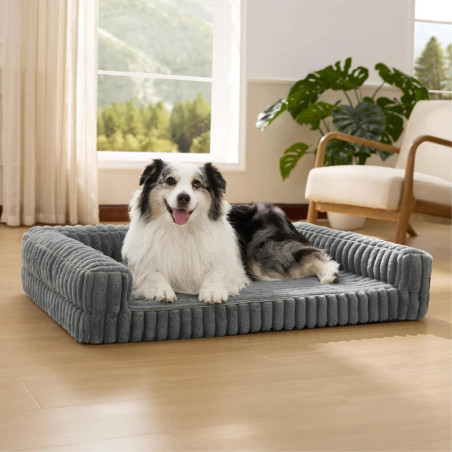 Bedsure Orthopedic Dog Bed with Memory Foam & Washable Cover