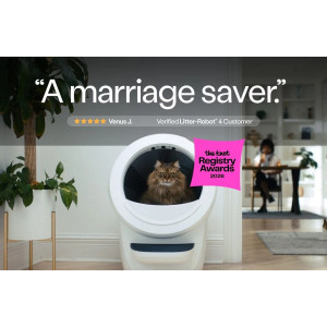 Whisker Litter-Robot 4 Smart Self-Cleaning Cat Litter Box