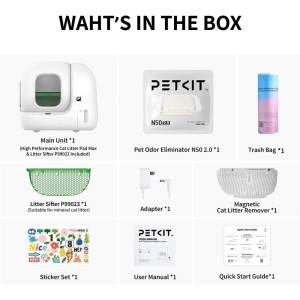PETKIT Pura Max 2 Self-Cleaning Cat Litter Box with App Control