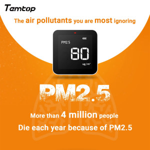 Temtop M10 Air Quality Monitor for PM2.5, HCHO, TVOC & AQI