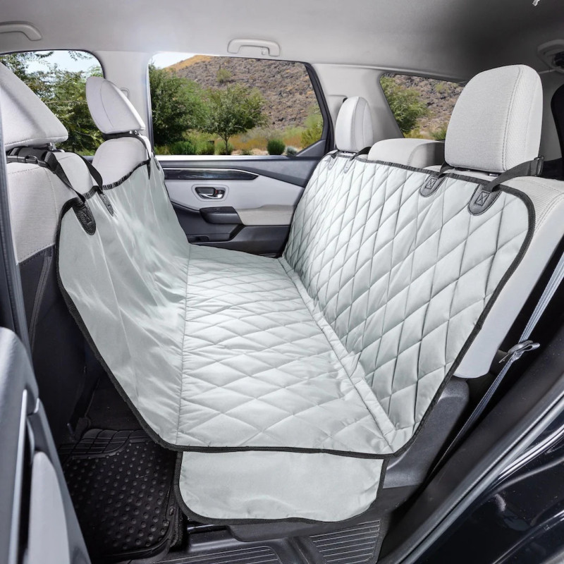 4Knines Dog Rear Seat Cover with Hammock Waterproof Car Seat Protector