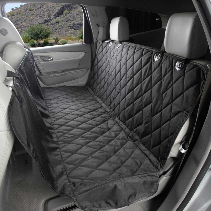 4Knines Dog Rear Seat Cover with Hammock Waterproof Car Seat Protector