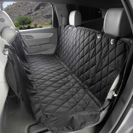 4Knines Dog Rear Seat Cover with Hammock Waterproof Car Seat Protector