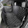 4Knines Dog Rear Seat Cover with Hammock Waterproof Car Seat Protector