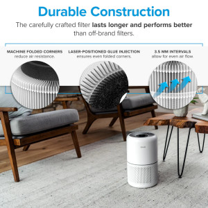 Levoit Core 300 & Core 300S Genuine HEPA Replacement Filter