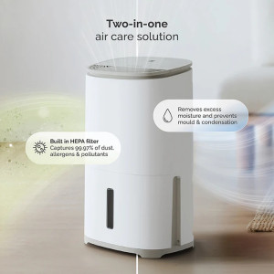 MeacoDry Arete® One 20L Dehumidifier & Air Purifier with HEPA Filter